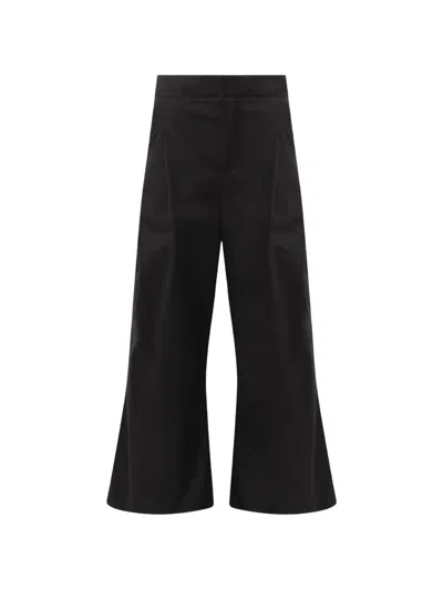 Entire Studios Wares Pleated Wide-leg Trousers In Black