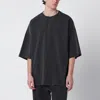 Entire Studios Washed Black Boxy T-shirt Men In Black