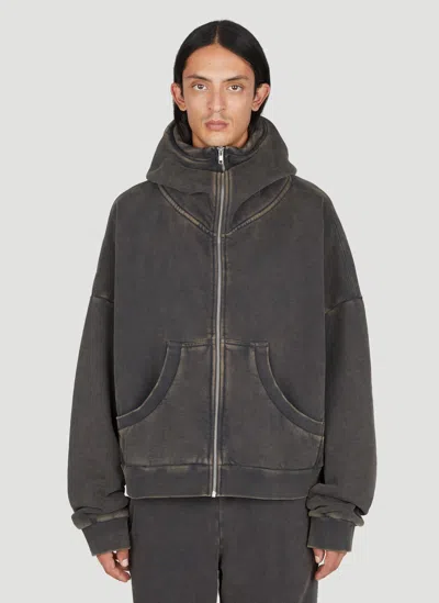 ENTIRE STUDIOS WASHED HEAVY HOODED SWEATSHIRT