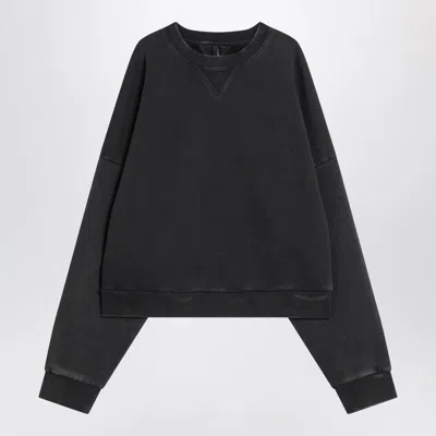 Entire Studios Washed Sweatshirt In In Black