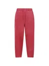 Entire Studios Washed-effect Drawstring Track Pants In Red