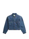 Entire Studios Washed-finish Denim Jacket In Blue