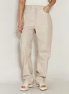 Entire Studios Wet Pants In Beige