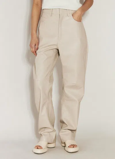 Entire Studios Wet Pants In Beige