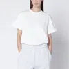 Entire Studios White Cotton T-shirt In White
