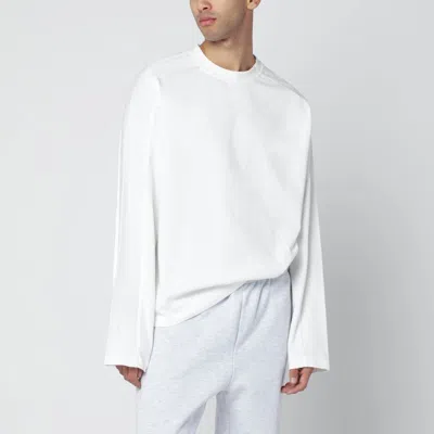 ENTIRE STUDIOS WHITE LONG-SLEEVE TOP