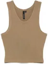 Entire Studios Whole Studios Cropped Tank Cork