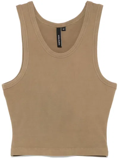 Entire Studios Whole Studios Cropped Tank Cork