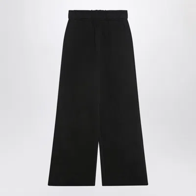 ENTIRE STUDIOS WIDE BLACK TROUSERS IN COTTON