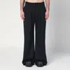 Entire Studios Wool-blend Wide-leg Pants In Black