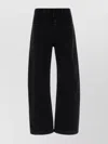 Entire Studios Wide Leg Denim Trousers With Belt Loops