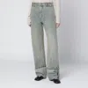 Entire Studios Wide-leg Jeans With Washed Effect In Gray