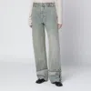 Entire Studios Wide-leg Jeans With Washed Effect In Gray