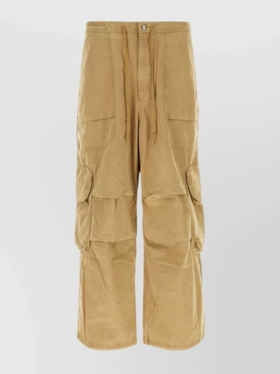 Entire Studios Wide Leg Pant With Cargo-inspired Pockets In Brown