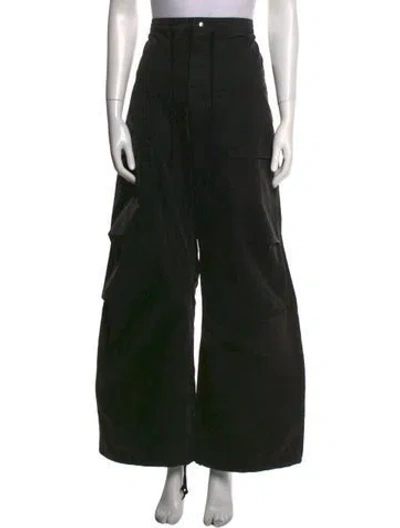 Pre-owned Entire Studios Wide Leg Pants In Black