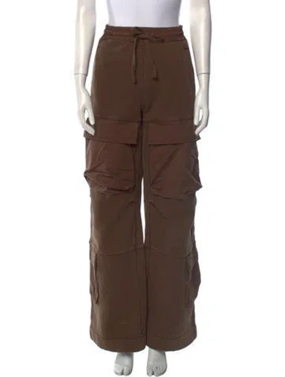 Pre-owned Entire Studios Wide Leg Pants In Brown