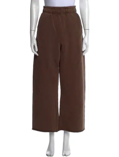 Pre-owned Entire Studios Wide Leg Pants In Brown