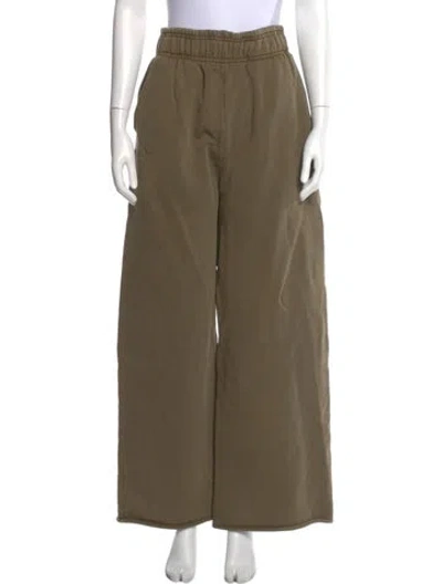 Pre-owned Entire Studios Wide Leg Pants In Green