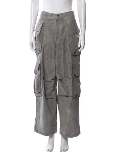 Pre-owned Entire Studios Wide Leg Pants In Grey
