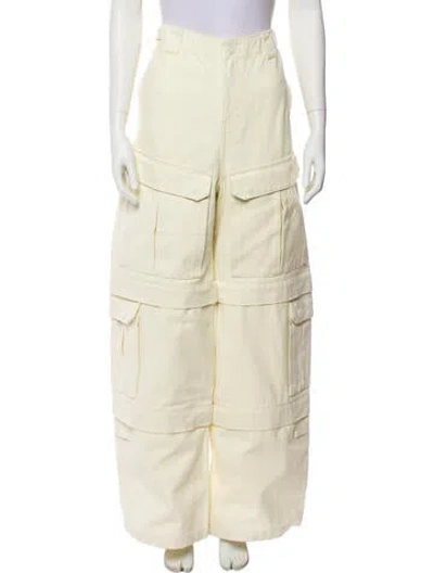 Pre-owned Entire Studios Wide Leg Pants In Neutral