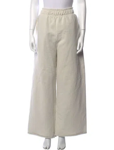 Pre-owned Entire Studios Wide Leg Pants In Neutrals