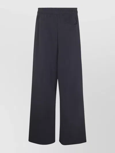 Entire Studios Wide Leg Sweatpant Side Pocket Design In Blue