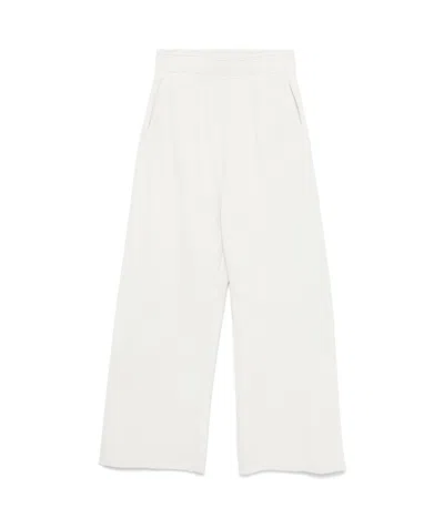 Entire Studios Wide-leg Sweatpants In White