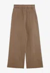Entire Studios Wide-leg Track Pants In Beige