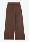 Entire Studios Wide-leg Track Pants In Brown