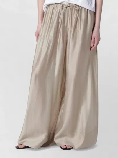 Entire Studios Wide Leg Trousers Lightweight Side And Back Pockets In Neutral