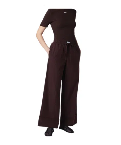 Entire Studios Wide-leg Casual Pants In Brown