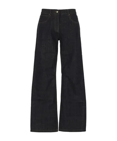Entire Studios Wide-leg Jeans In Black