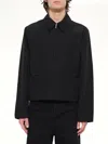 Entire Studios Wight Zip-up Jacket In Black