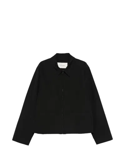 Entire Studios Wight Zip-up Jacket In Black