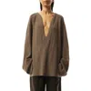 Entire Studios Women's Dormer Knit Sweater In Darktaupe