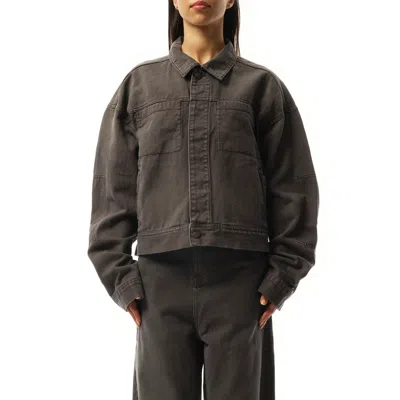 Entire Studios Women's Gem Denim Jacket In Stonelight