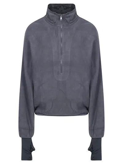 Entire Studios Women's Shell Fleece Sweatshirt In Blue
