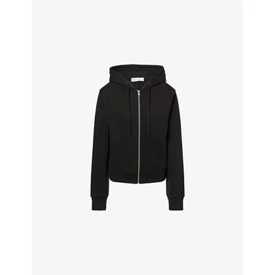 Entire Studios Womens  Slim-fit Zip-up Cotton Hoody In Black