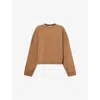 Entire Studios Womens Dune Box Round-neck Cotton-jersey Sweatshirt Xs In Brown