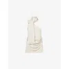 Entire Studios Womens Stone Dalters Sleeveless Stretch-woven In Neutral