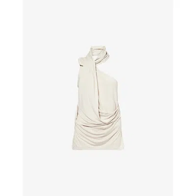 Entire Studios Womens Stone Dalters Sleeveless Stretch-woven In Neutral