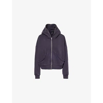 Entire Studios Navy Eternal Zip Hoodie In Ink