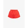 Entire Studios Womens Cherry Micro Drawstring Cotton-jersey Shorts Xs In Orange