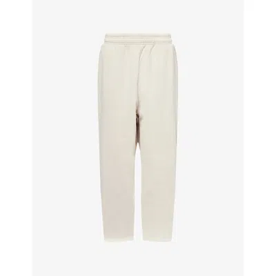 Entire Studios Womens Off White Standard Wide-leg Cotton-jersey Jogging Bottoms