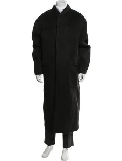 Pre-owned Entire Studios Wool Coat In Black
