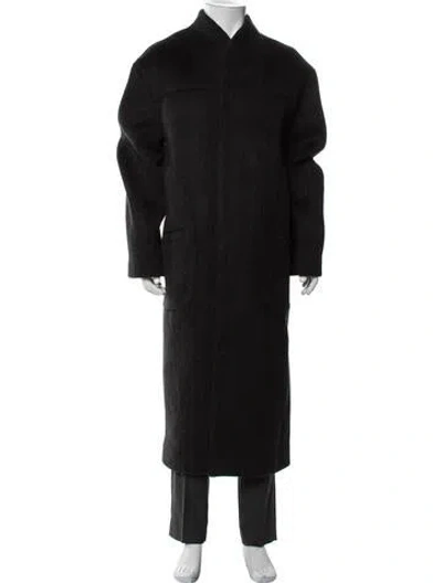 Pre-owned Entire Studios Wool Coat In Black