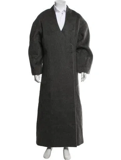 Pre-owned Entire Studios Wool Coat W/ Tags In Green