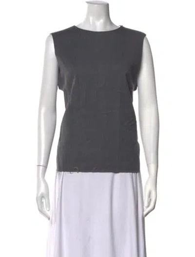 Pre-owned Entire Studios Wool Crew Neck Top W/ Tags In Grey