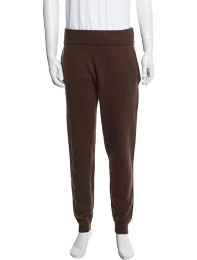 Pre-owned Entire Studios Wool Joggers W/ Tags In Brown