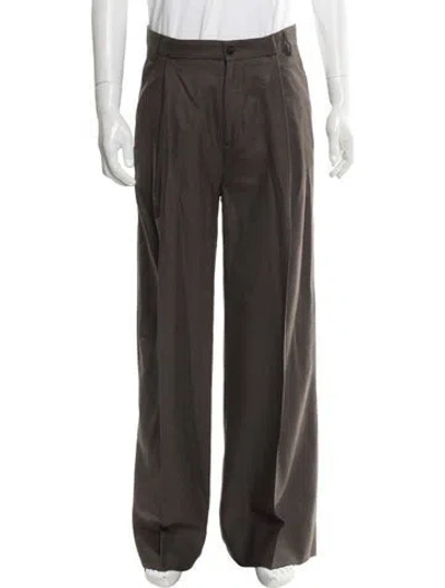 Pre-owned Entire Studios Wool Pants In Brown